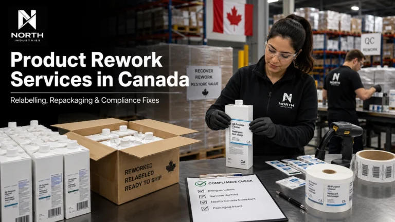 2026 Canadian 3PL pricing graphic showing fulfillment, GTA pallet storage, pick and pack, and outbound shipping cost ranges.